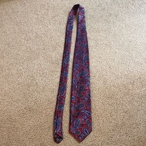 Robert Talbot Paisley Red and Blue Men's Tie
